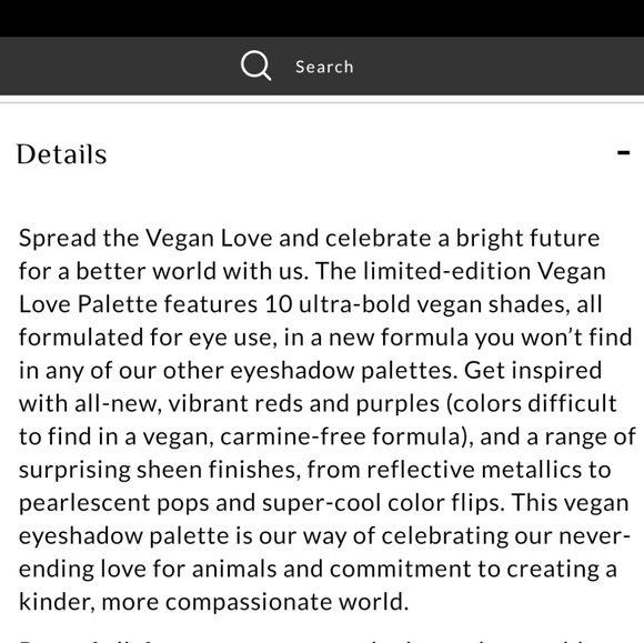 Kat Von D Vegan LOVE Eyeshadow Palette - Picture 5 of 7
